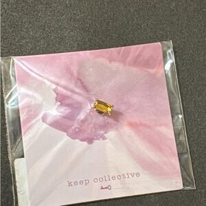 KEEP Collective Yellow Crystal Bracelet Charm
